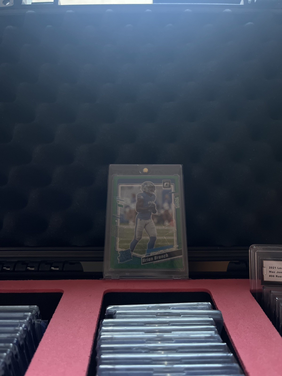 2023 Donruss Optic - Rated Rookie Brian Branch #233 Green Velocity Prizm (RC)