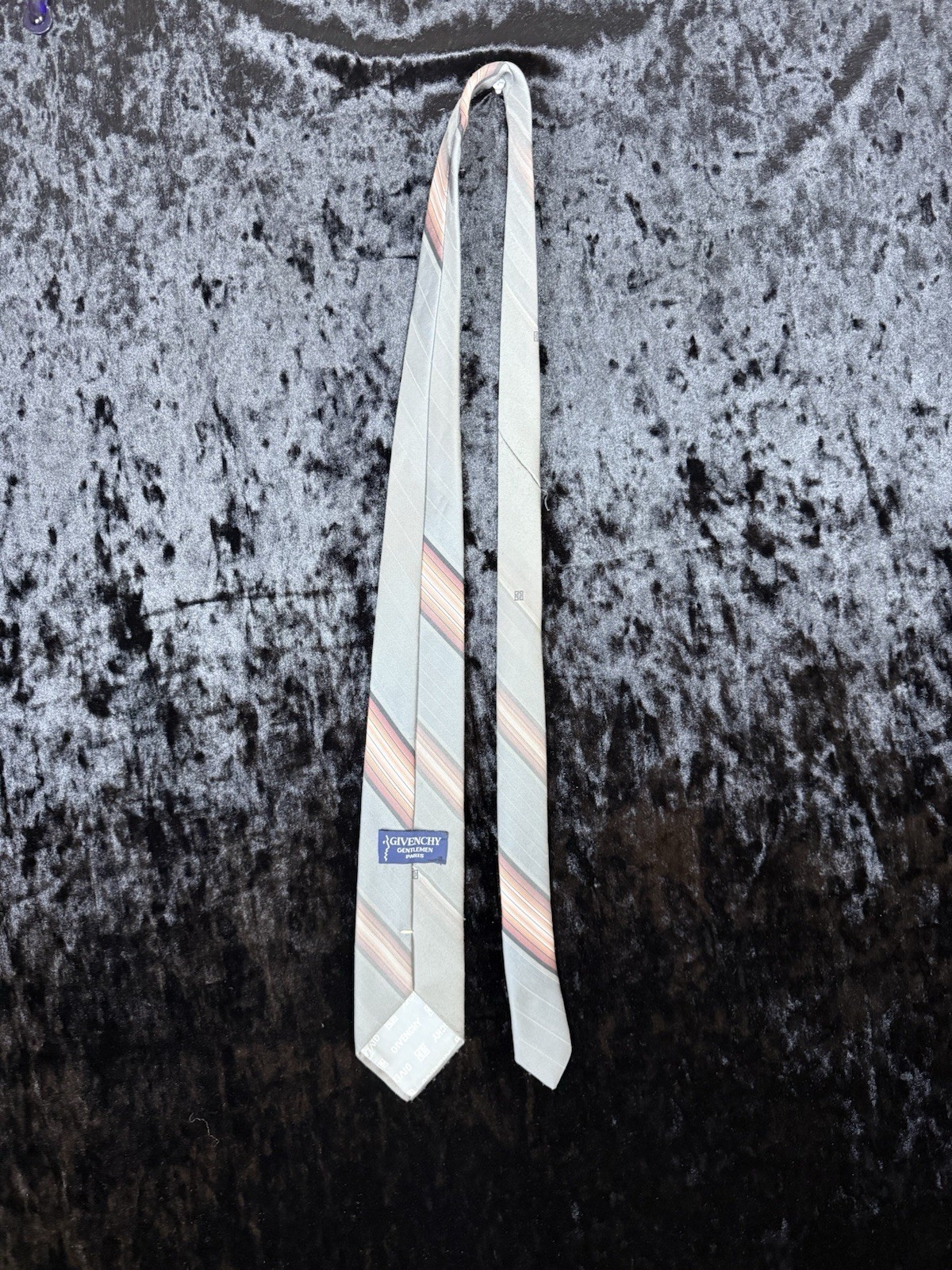 Vintage Givenchy Gentleman Paris Men’s Striped Dress Tie Designer thumbnail 5