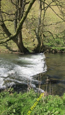 Photo 12x8 A fish weir in the River Dove Coldeaton Man-made for a dual pur c2016