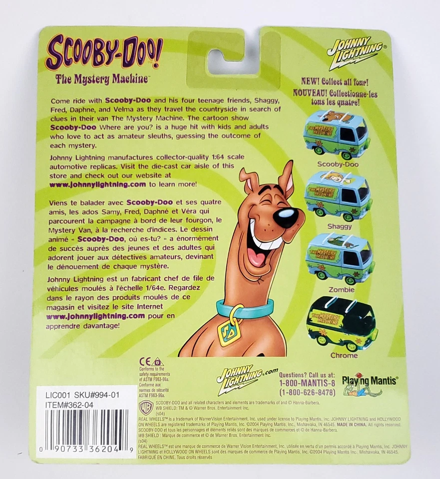 BN/Johnny Lightning Scooby Doo/The Mystery Machine/Green Crome/FREE SHIPPING! - Image 3 of 3