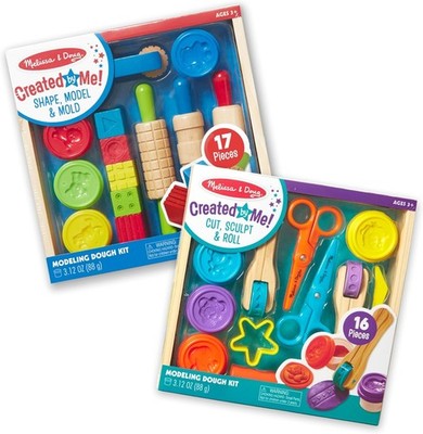 Melissa & Doug Clay Play Set with Sculpting Tools & 8 Dough Tubs
