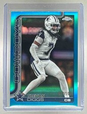 Trevon Diggs 2025 Topps Chrome #83 Aqua Refractor /199