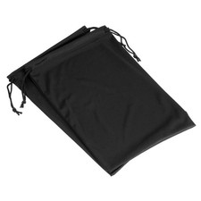 2 Pack Ski Goggle Bag Microfiber Snow Goggles Case Drawstring Pouch Black