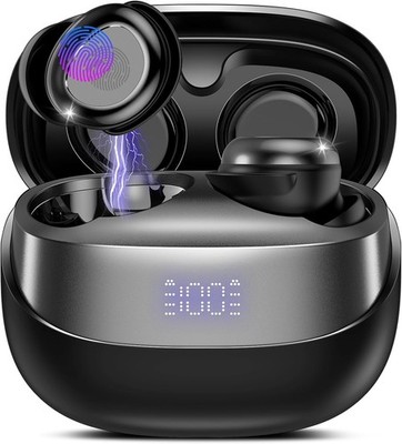 Wireless Earbuds, 5.4 Kopfhörer In Ear, 47H Noise Cancelling Mikrofon Mini Ohrhörer,