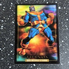 2024 Skybox Marvel Masterpieces ‘92 Platinum #83 THANOS Lenticular 3D
