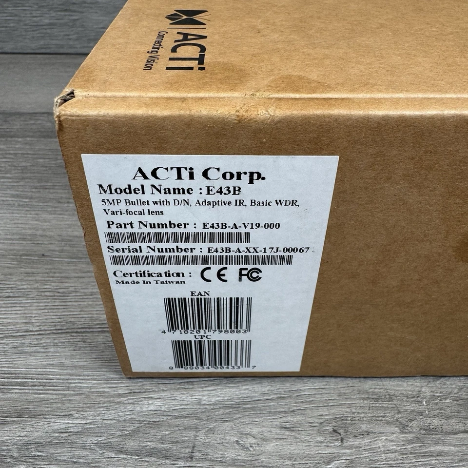 ACTi E43B 5MP Outdoor Bullet Camera Full HD 1080p - Image 3 of 4