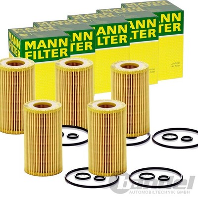 5x MANN-FILTER HU 7010 z ÖLFILTER MIT DICHTUNG FILTEREINSATZ 5-STÜCK!