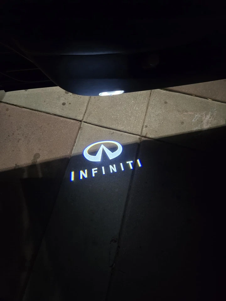 4X For Infiniti Q50/60/70 White LED Door Welcome Lights – Aftermarket Accessory - Image 2 of 4