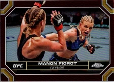 2024 Topps Chrome UFC #120 Manon Fiorot Magenta Refractor