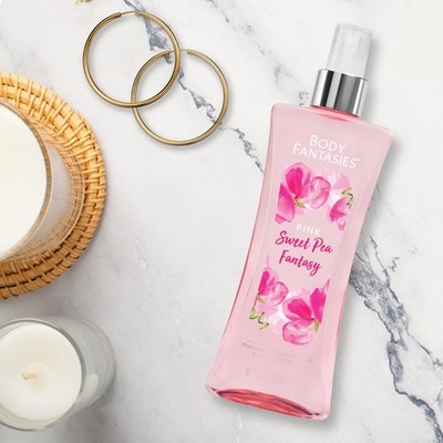 Body Fantasies Signature Fragrance Body Spray, Pink Sweet Pea
