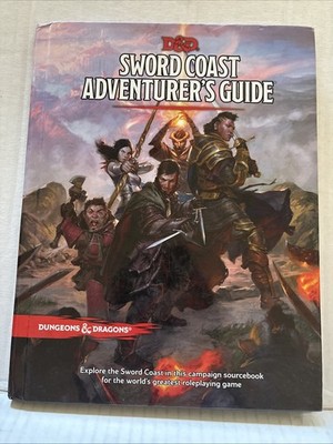 Sword Coast Adventurer's Guide Dungeons & Dragons (2015, HC) D&D RPG Gaming