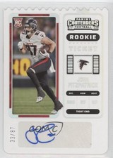 2022 Panini Contenders Rookie Ticket Stub 33/87 John Fitzpatrick #249 Auto u6m