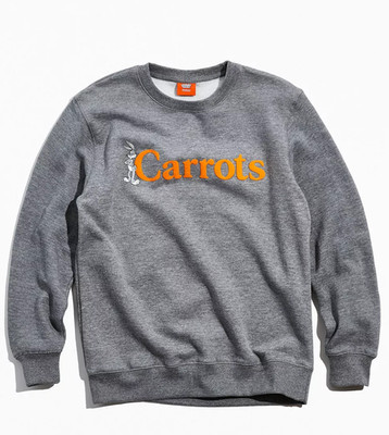 Anwar Carrots x Bugs Bunny ''Looney Tunes'' Crewneck Sweatshirt   Heather Grey   M