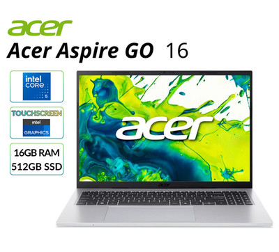 Acer Aspire Go 16'' Laptop Intel Core 5 120U 16GB RAM 512GB SSD   AG16-71PT-558A