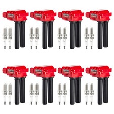 8X Ignition Coils+Spark Plugs For Dodge Charger Chrysler RAM 1500 5.7L V8 UF504