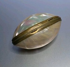 Antike Perlmutt-Schatulle / Pillendose – Palais-Royal-Stil, 19. Jh. sehr gut erh