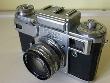 Kiev 4 R/F (c.1963) Jupiter-8M f2/50mm working VGC but shutter speeds erratic