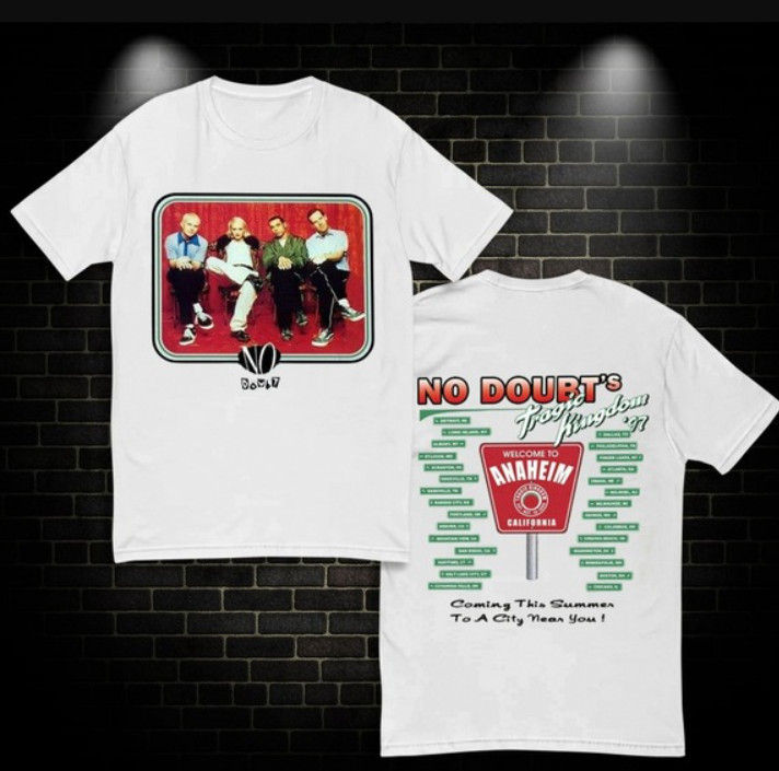 Vintage No Doubt 1997 T-Shirt Tragic Kingdom Tour T-Shirt