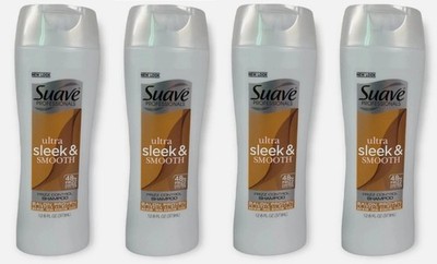 Suave Professionals Ultra Sleek & Smooth Shampoo Frizz Control 12.6 oz Each 4 Pk