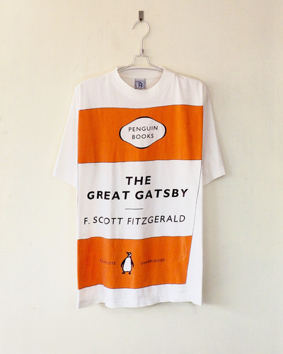 Vintage 90s The Great Gatsby Penguin Books Shirt Size XL