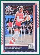 Aaliyah Edwards - 2025 Donruss WNBA #16 - Washington Mystics Basketball Card
