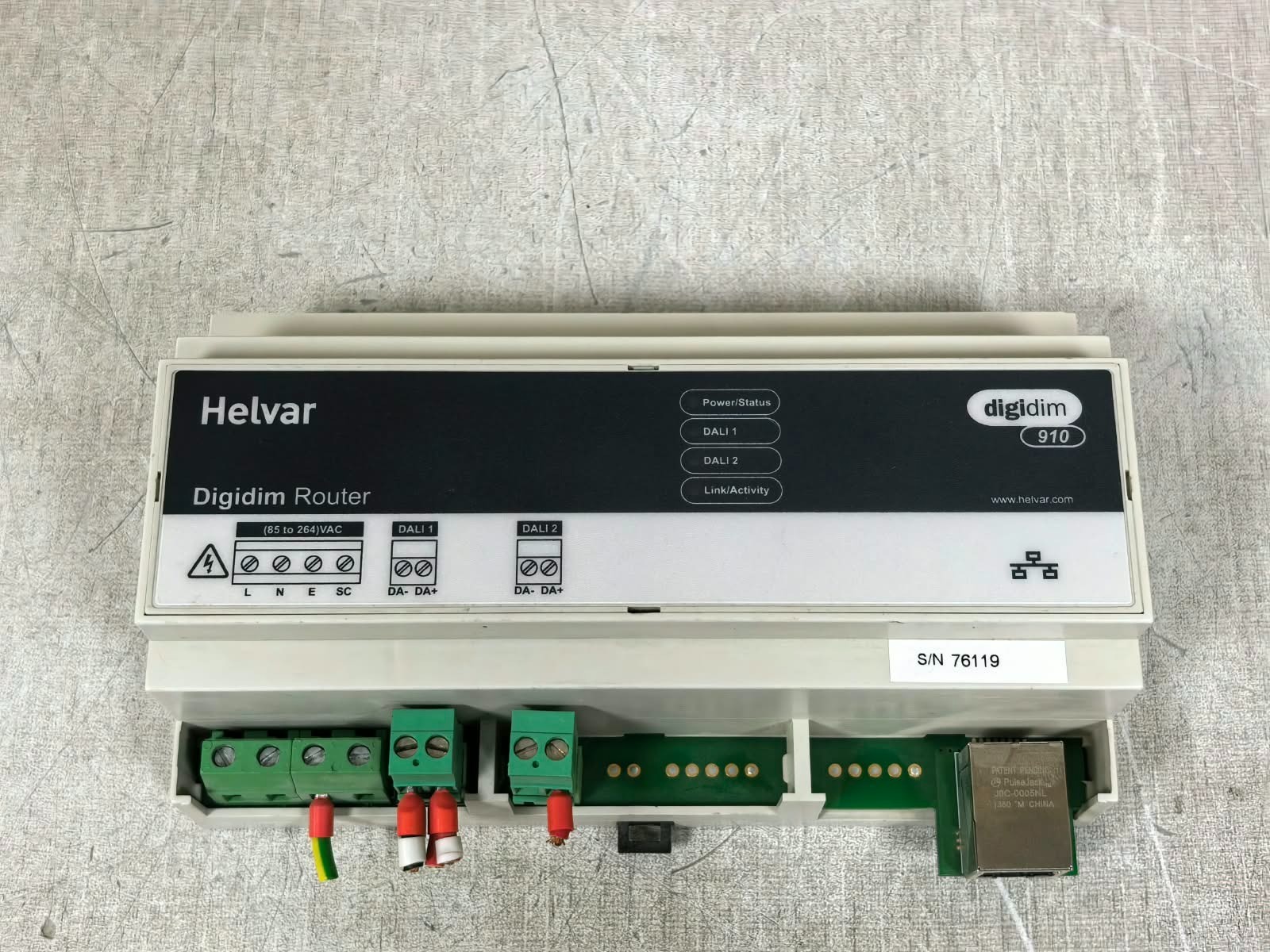 HELVAR 910 REV.30 HELVAR 910 DIGIDIM ROUTER REV.30 100MA 230V 13