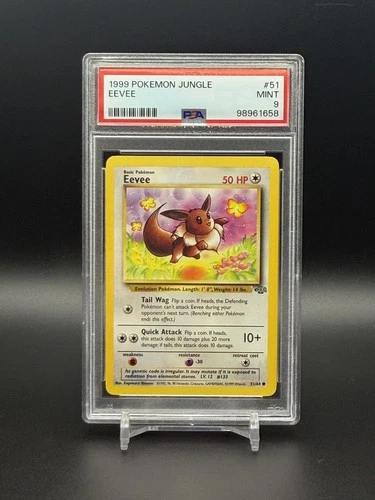 Pokémon TCG Jungle Eevee 51/64 PSA 9
