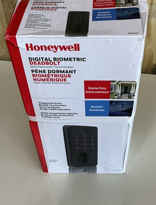 #ad Honeywell 8635302 Biometric Touchscreen Deadbolt Black Parts Repair Only $25.00