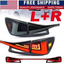 For Lexus Is250 Is350 Isf 2006-2013 Smoked Led Tail Light Kit W Trunk Light Bar For Lexus Is250 Is350 Isf 2006-2013 Smoked Led Tail Light Kit W Trunk Light Bar