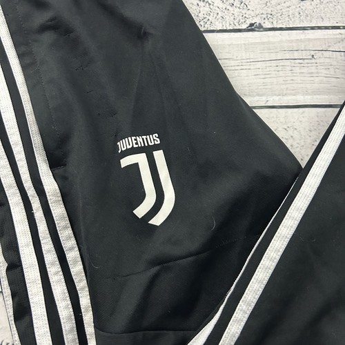 Adidas Juventus Ankle Zip Soccer Pants Youth Large 13-14Y Black - Picture 2 of 6