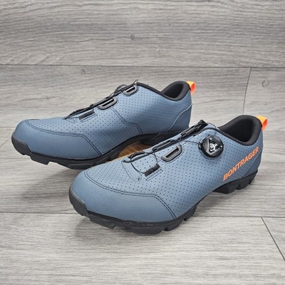 Bontrager Evoke Cycling Shoes. Men's US Size 12 Blue Black And Orange.