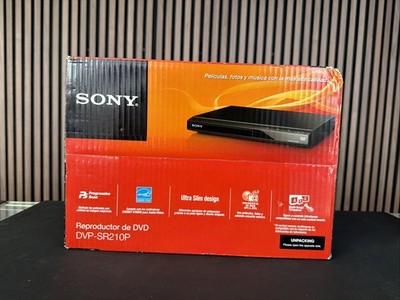 Sony Progressive Scan CD and DVD Player Brand New in Black | DVP-SR210P