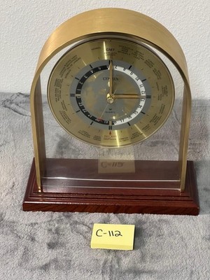 Antique Citizen World Clock Japan Rare