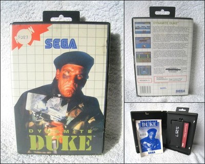 Sega Master System Video Game - Dynamite Duke (1991) PAL, Manual Included