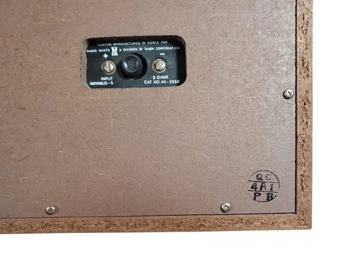 Vintage Realistic Minimus 5 #40-255B Speakers Pair 1970's Era image 6