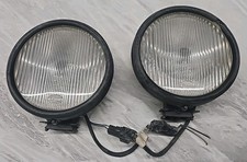 2005-2007 Jeep Liberty Renegade Kj Bumper Mounted Hella Off Road Fog Lights Pair