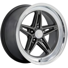 American Racing Vn514 Groove 18x10 5x4.5 12mm Gunmetal Wheel Rim 18 Inch