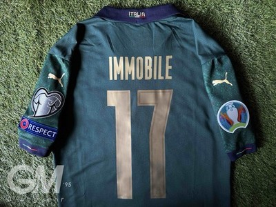 PUMA Authentic Jersey Spieler Italia FIGC Third Qualifiers Immobile 17 XL