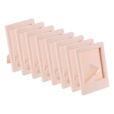 8 Pcs Mini Picture Frames 2.4 x 3.5 Inch Rectangle Photo Frame, Pink