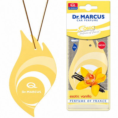 Exotic Vanilla Hanging Car Air Freshener French Perfume Dr Marcus 2x Sonic
