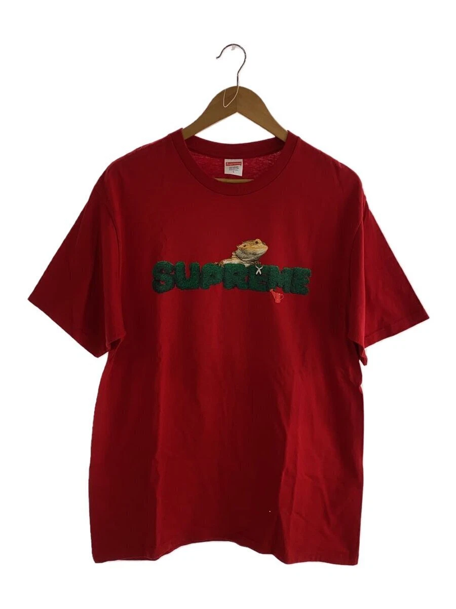 Supreme T Shirt / Taille L / Coton /Rouge/Imprimé Utilisé
