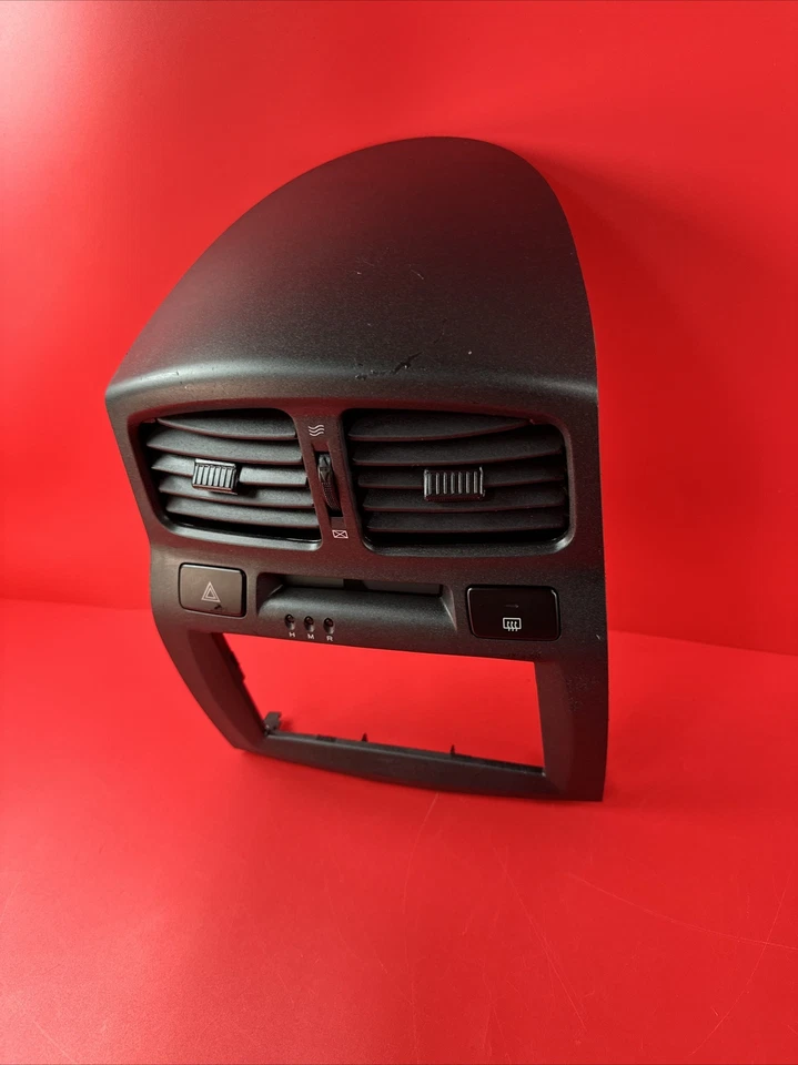 Hyundai Santa Fe 2001-2006 radio bisel tablero moldura panel ventilación central 2005 2004 OEM Foto 3 de 4