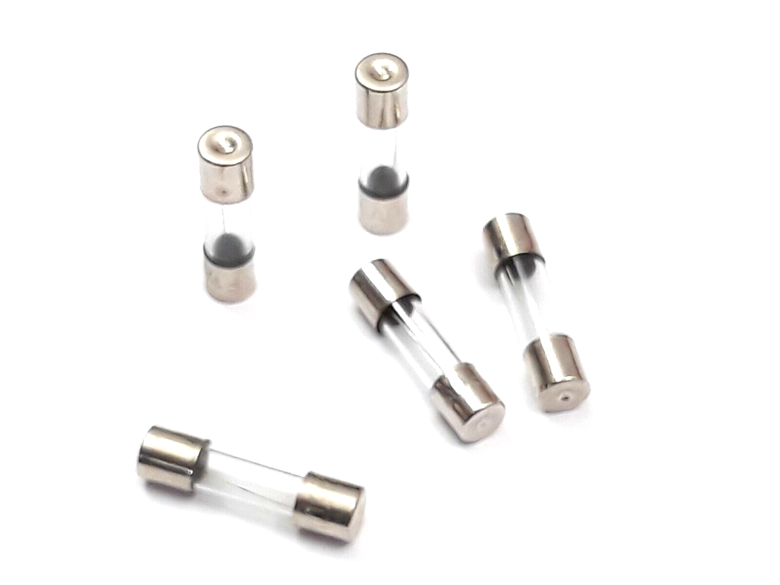 LOT OF 5 EACH NEW F5AL 250V FUSES 5A 250V F5AL250V 5mm x 20mm FAST BLOW ...