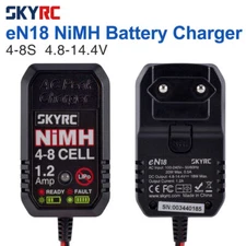 SkyRC eN18 RC NiMH Peak Battery Charger 4S-8S  Tamiya / Deans Plug Adapter