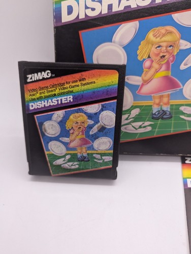 Dishaster (Atari 2600) Cartridge With Manual TESTED! RARE! Video Game Authentic - Picture 3 of 9