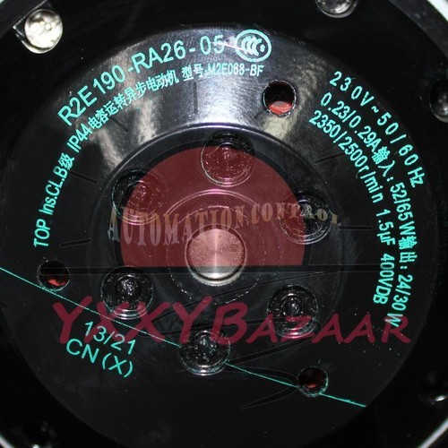 1PC New For R2E190-RA26-05 AC 230V 65/62W 0.29A φ190mm Centrifugal Cooling Fan~ - Afbeelding 2 van 3
