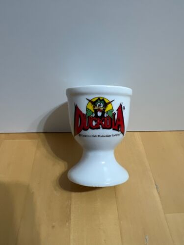 Vintage Sammlerstück 1987 Graf Duckula Keramik Eierbecher