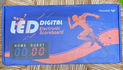 Naoeleii Scoreboard Score Keeper Portable Tabletop Electronic Digital Scoreboard
