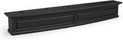 6-Foot Black Window Box with Water Reservoir - Picture 6 of 6