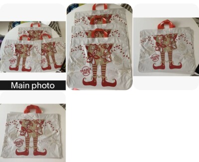 3 Trader Joe s Elf Christmas shopping bags New Reusable Discontinued  